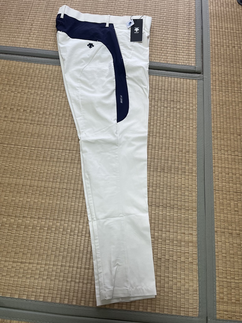 新品未使用】DESCENTE GOLF デサントゴルフパンツ☆白ホワイト☆W85/O