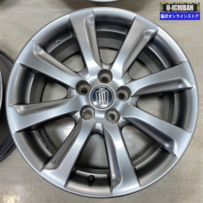 クラウン マークX 等 クラクン 純正 8-18+45 5H114.3 18インチ ホイール 4本セット 009