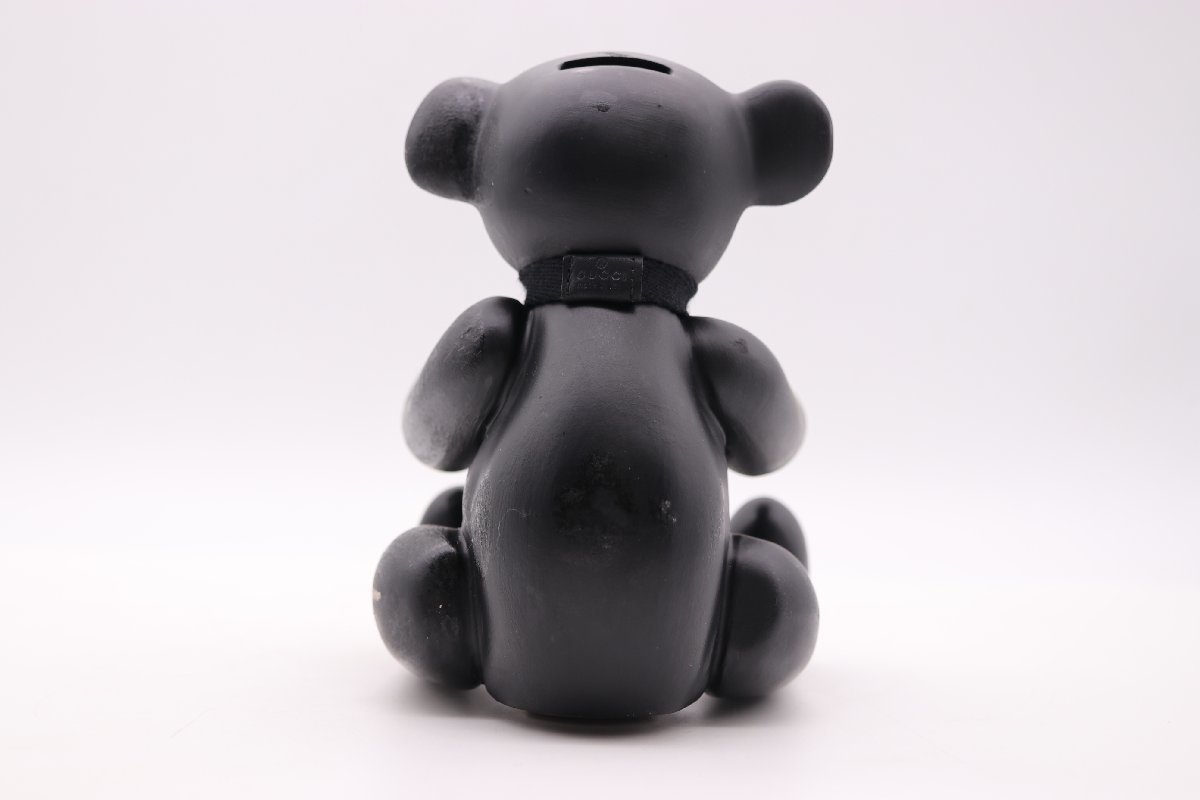 GUCCI - グッチ GUCCI テディベア 貯金箱 ピギーバンク クマ インテリア オブジェ 陶器 ブルー 美品 中古美品】GUCCI グッチ テディベア オブジェ インテリア 陶器 貯金箱