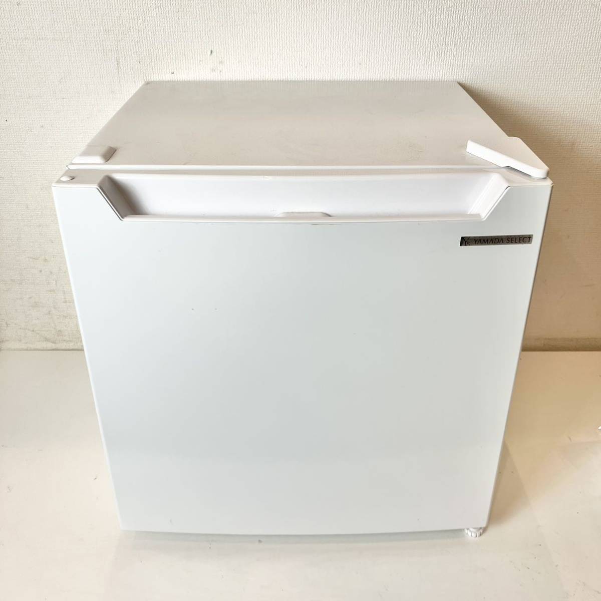 218＊中古品 YAMADA YRZ-C05H1 46L ノンフロン 冷蔵庫 1ドア ヤマダ電機 2023年製 動作確認済み＊