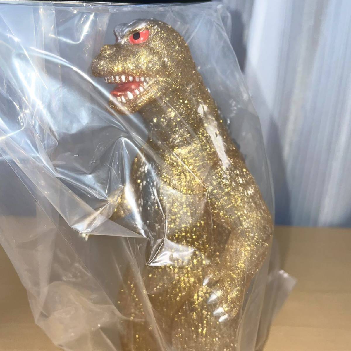 ギガブレイン 大戦争 ゴジラ ゴールドラメ 金ラメ 怪獣大戦争 ソフビ