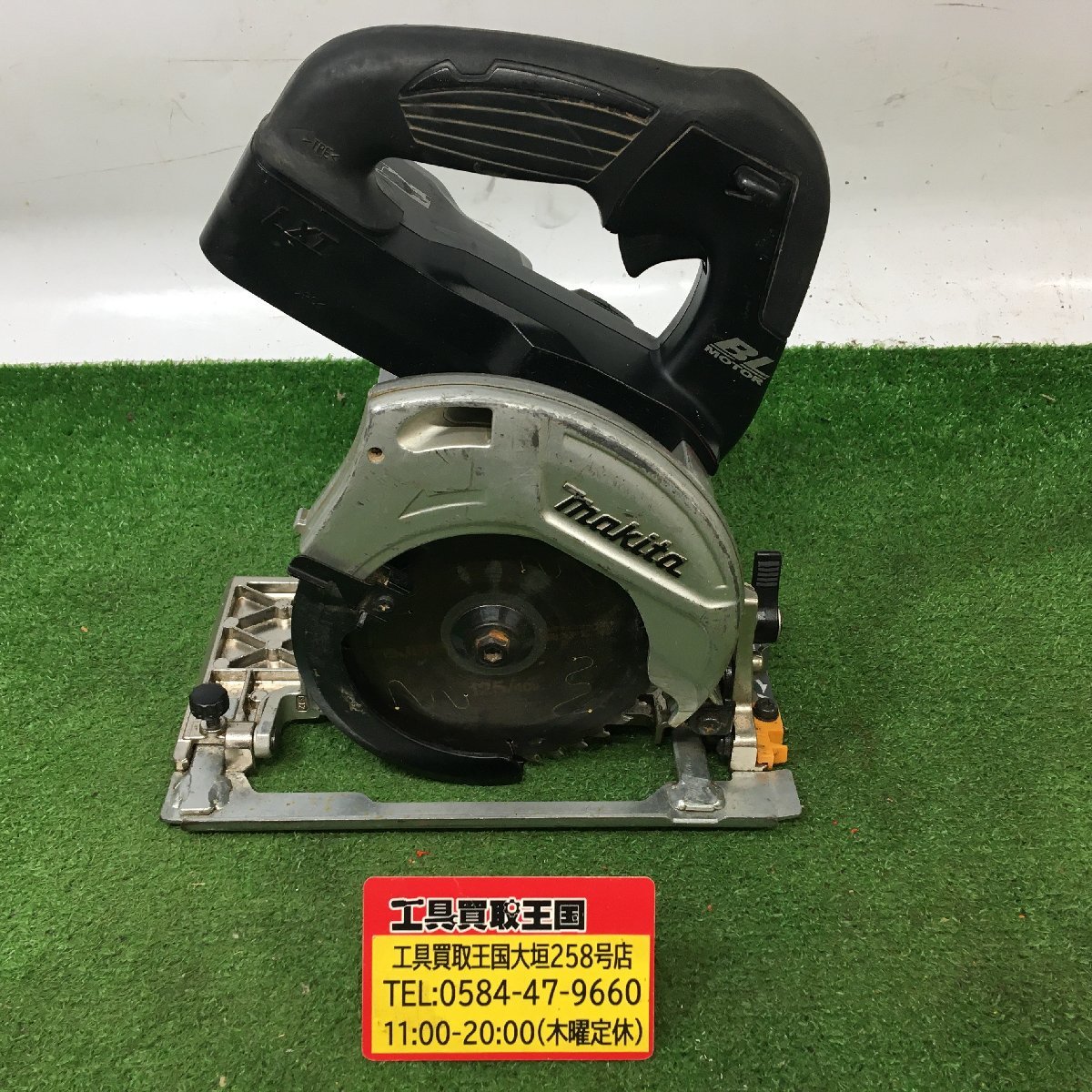 【ジャンク品】マキタ(makita) 125mm14.4V充電式マルノコ(黒) 本体のみ HS470DZB / ITT16NCE1TB2