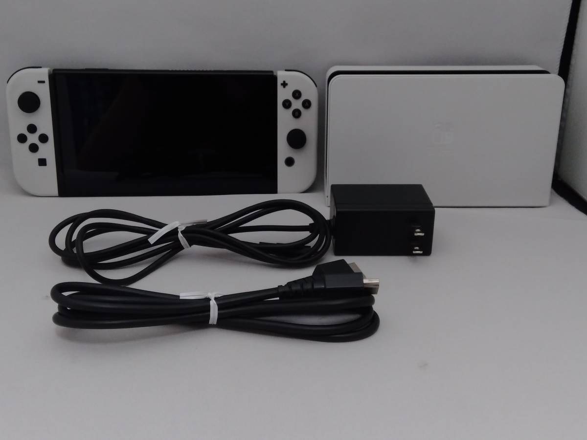 短期出品！Nintendo Switch有機ELモデル　新品 1円スタート】Nintendo Switch(有機ELモデル) ホワイト 本体 HEGSKAAAA