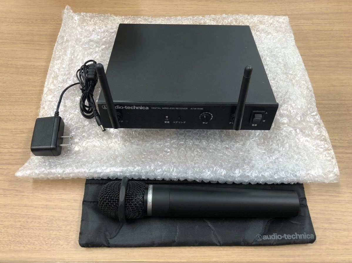 C0198 T audio-technica ATW-R190 & ATW-T190セット (1.9GHz デジタル