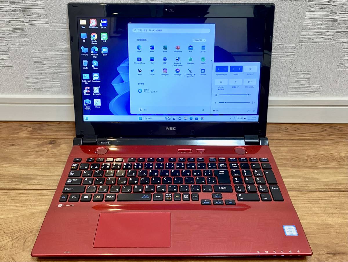 綺麗 Zoom 最新Win11/NS350E 高性能Core i3-6100U/メモリ8GB/新品