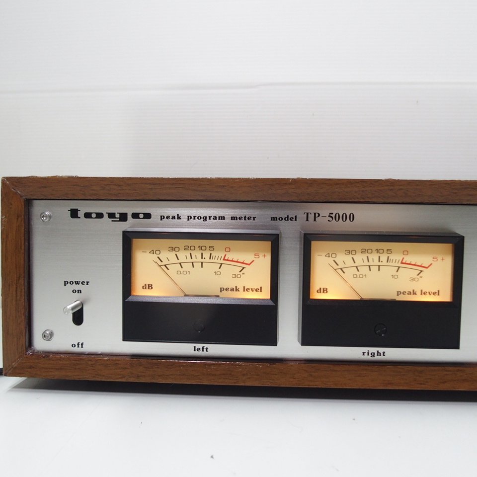 m002 E3【4【1円～ TOYO トーヨー TP-5000 ピークプログラムメーター