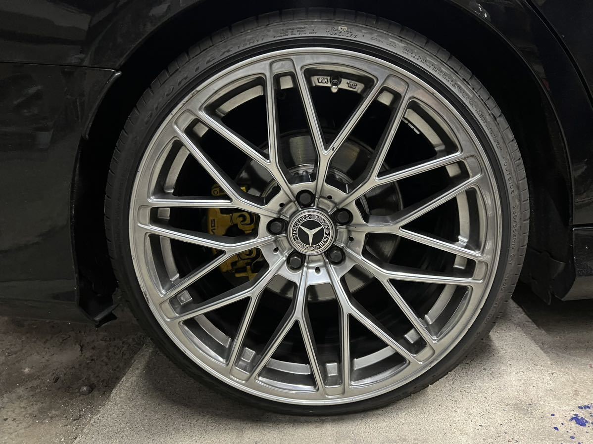 美品!! Cクラス w205 C43 等 8.5j+35 9.5j+39 PCD112 19インチ タイヤ