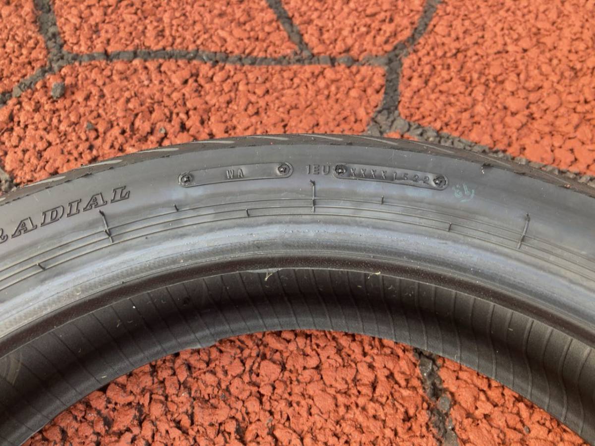 使用約30分！】DUNLOP レインタイヤ KR189 110/70R17 KR389 140/65R17