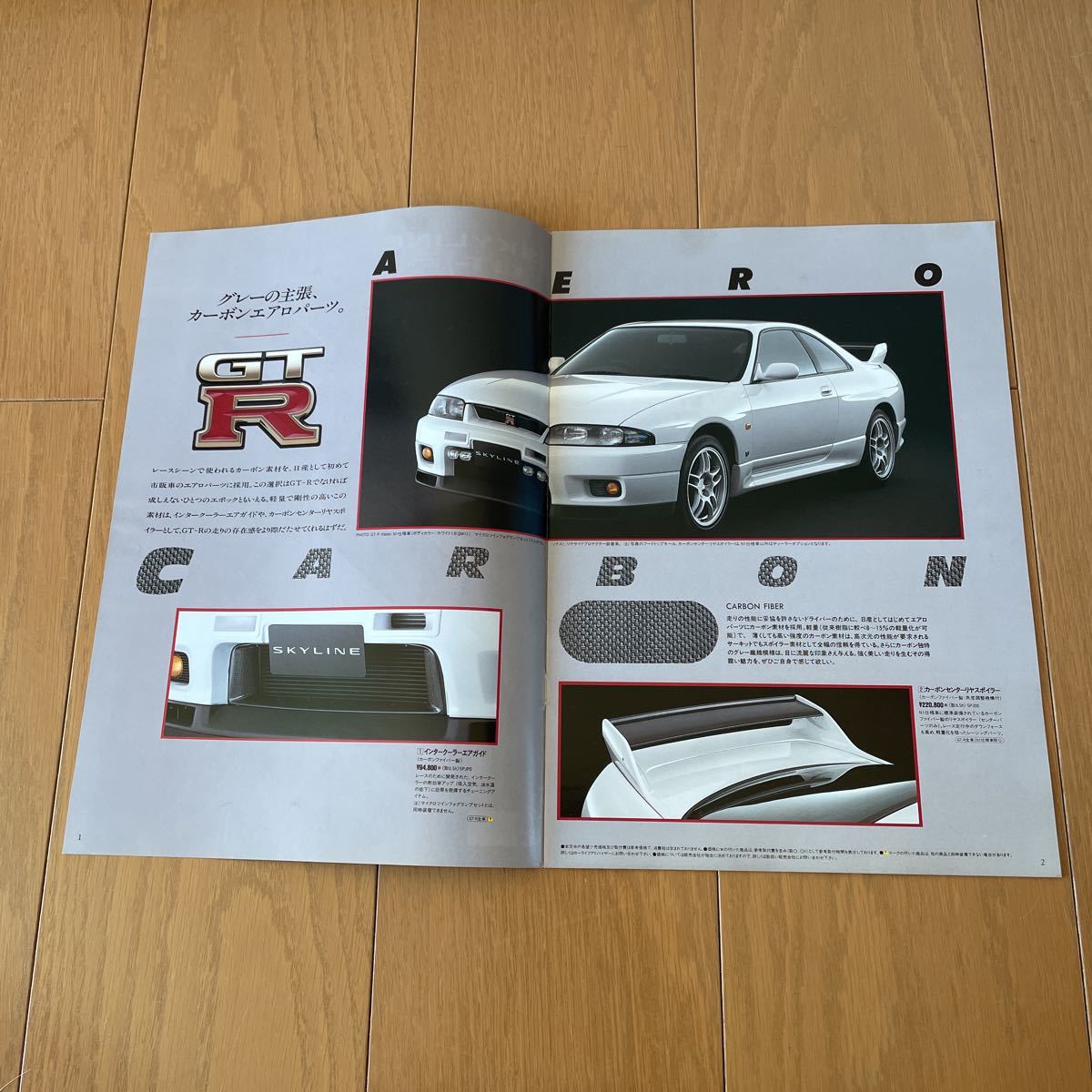1995年1月発行 日産スカイラインGT-R カタログ オプションカタログ付き 