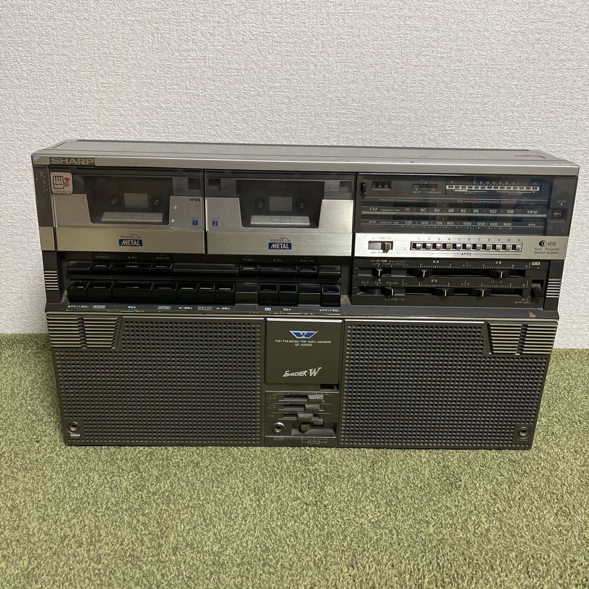 SHARP カセットレコーダー ラジカセ GF-828SB シャープ 昭和レトロ