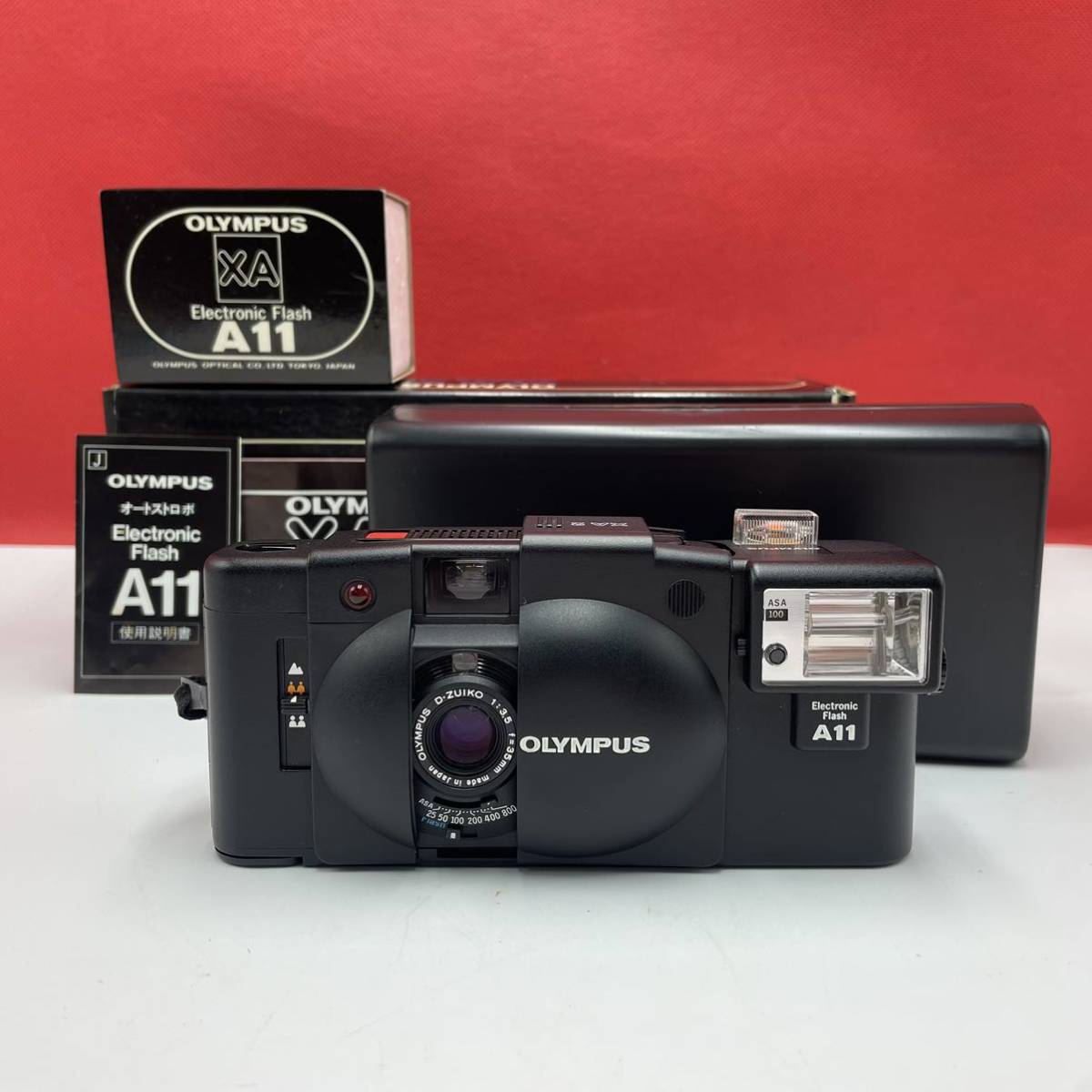 Olympus A11 Flash XA2 Film Camera 35mm - and Shoot Point XA with w