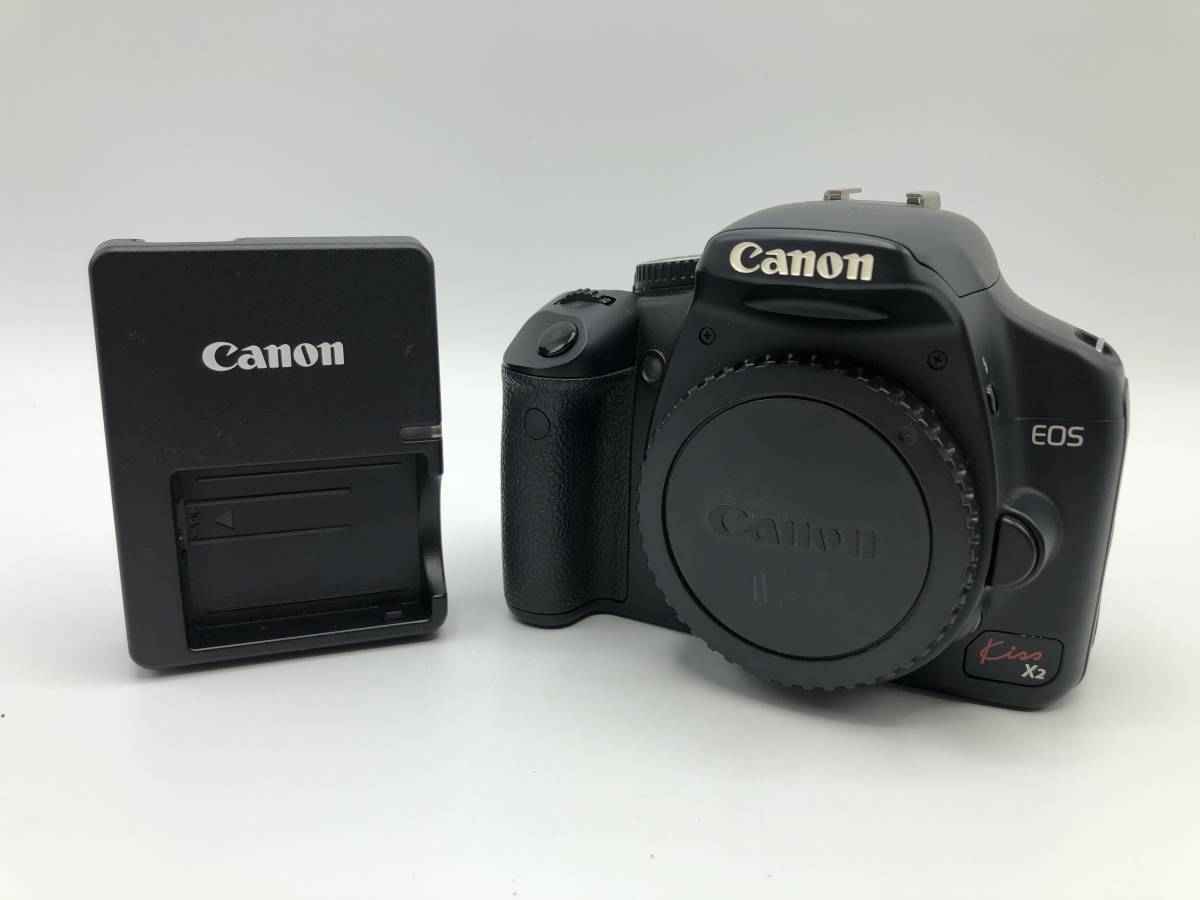 良品】CANON / キャノン EOS kiss X2 ボディ / 動作確認済 / 充電器付 