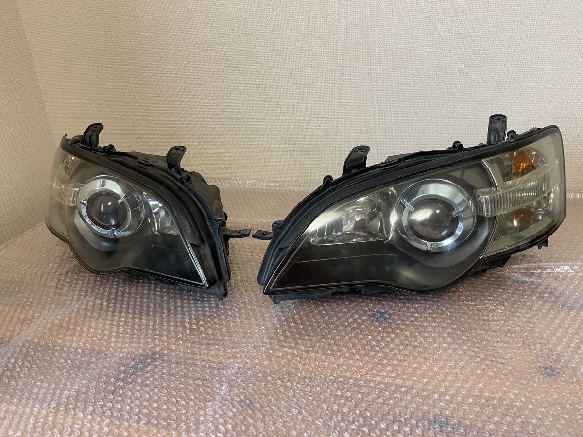 【わりと美品】レガシィ　ブルーリング　BP　BP5　前期　純正　HID　ヘッドライト　左右　BL5