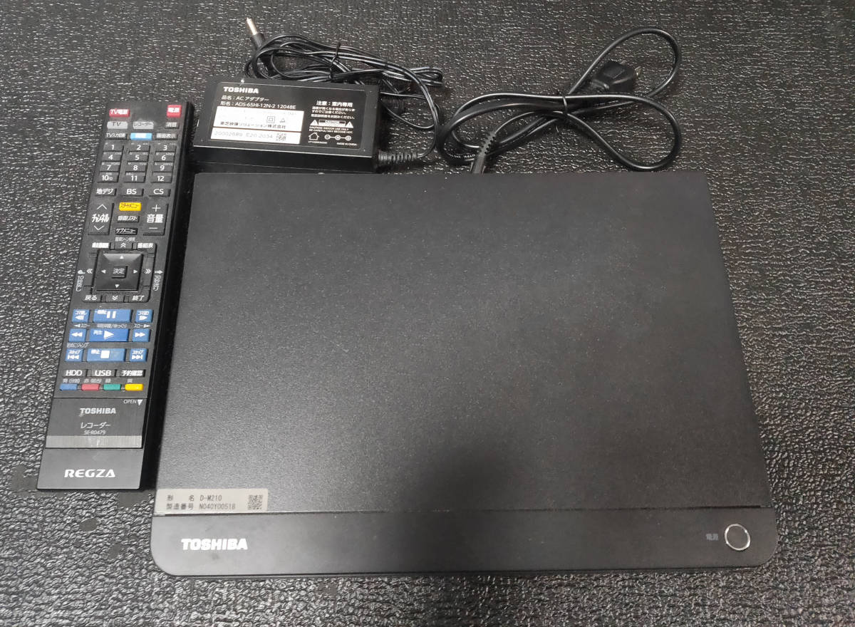TOSHIBA D-M210 REGZA 乏しい ハードディスクレコーダー動作確認済み 