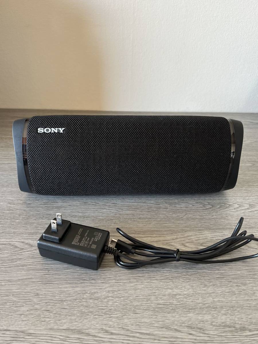 中古品 SONY Bluetooth SRS-XB43 ブラック ワイヤレスポータブルスピーカー　防水/防塵