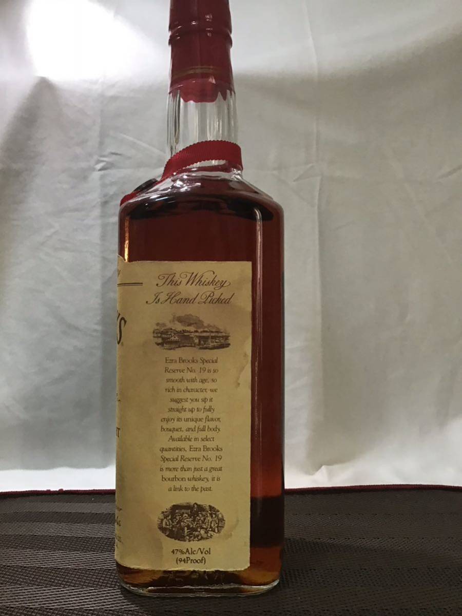 古酒 EZRA BROOKS no.19 エズラブルックス スペシャルリザーブ