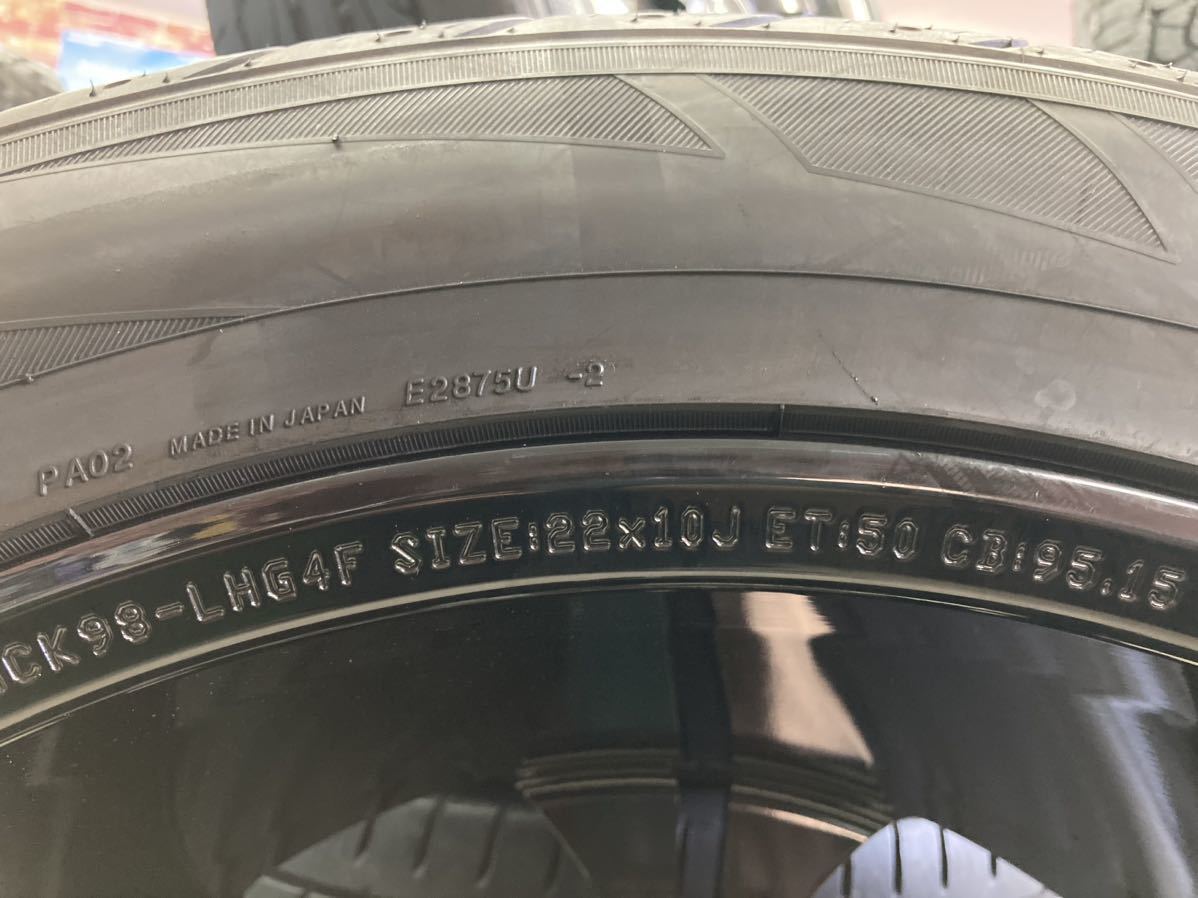 タイヤ、ホイール レクサスLXに!!鍛造!!LOWENHART FLG-1◇10J 22インチ +