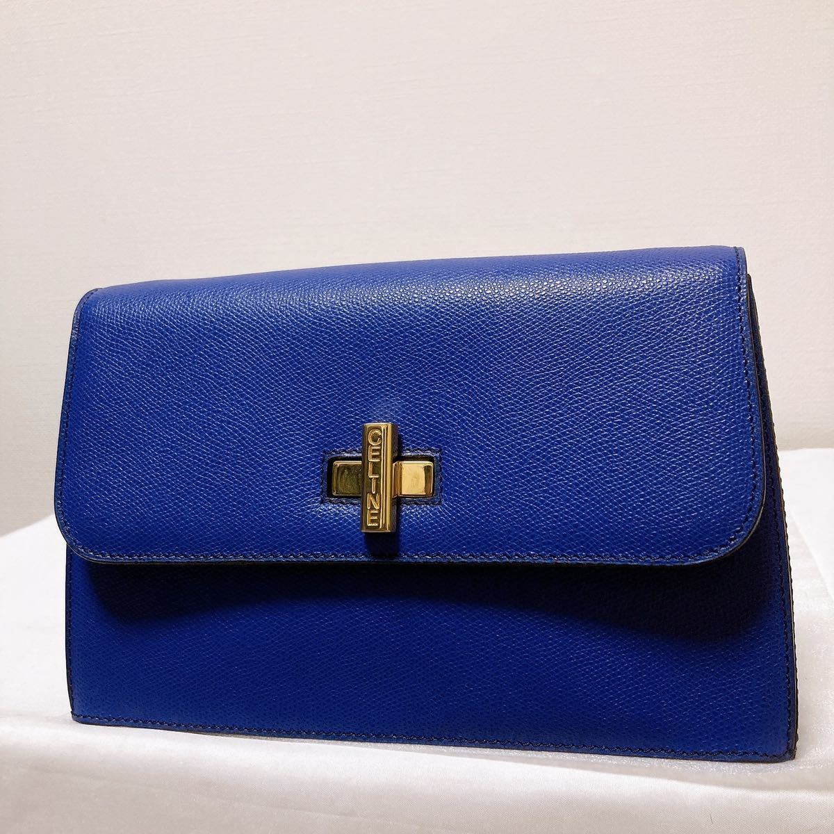 美品 CELINE セリーヌ ショルダーバッグ クラッチバッグ 2way ターン 