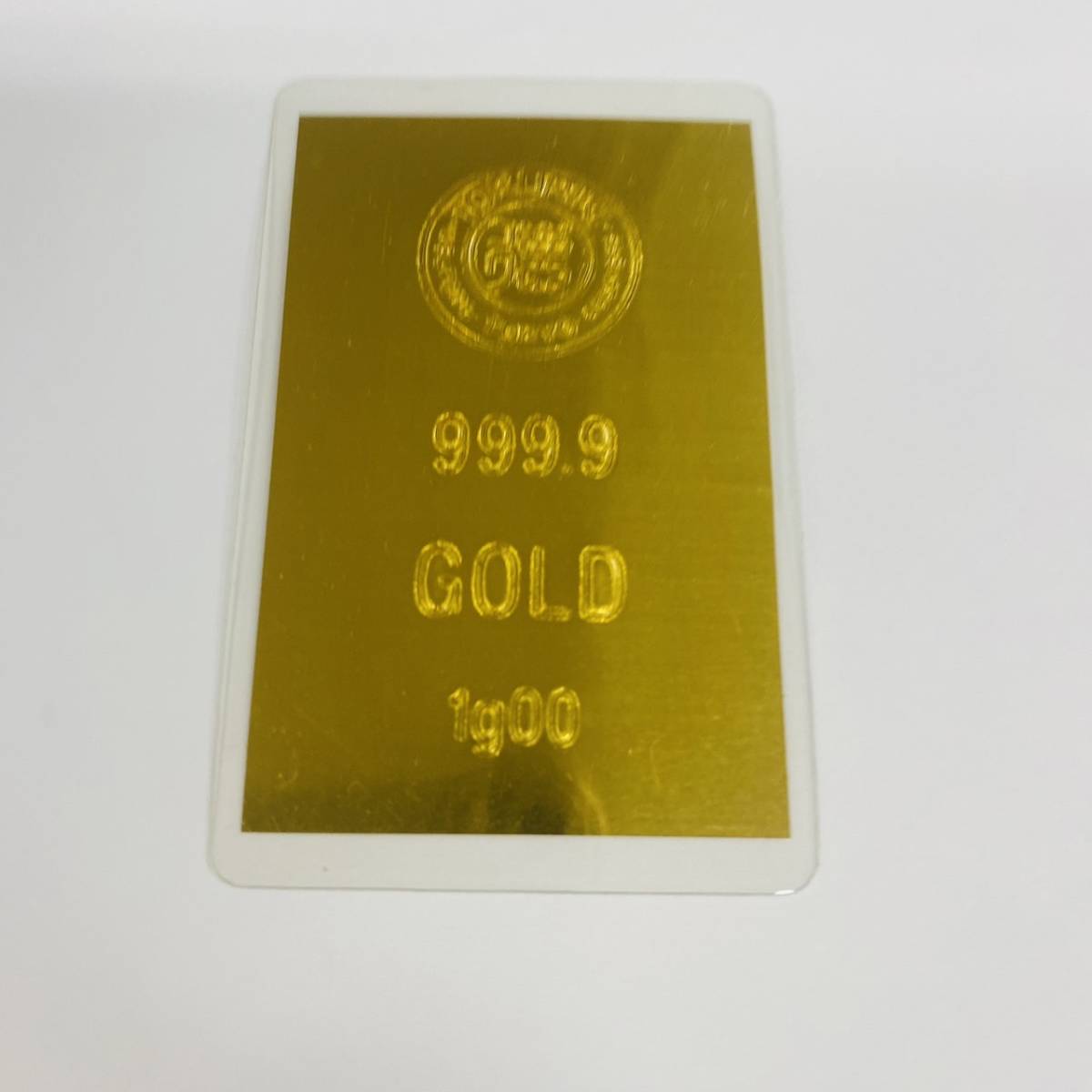 12246/徳力 1g 純金カード 24金 999.9 ゴールド