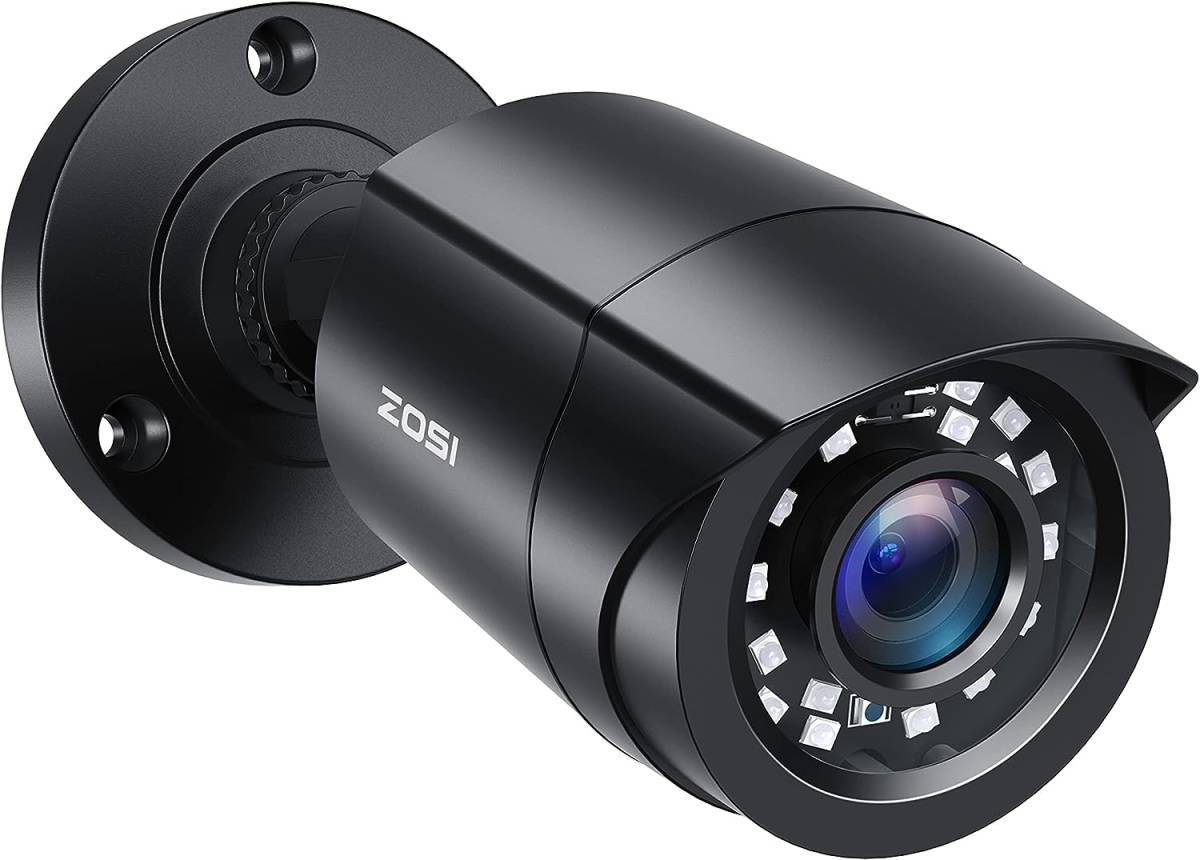 防犯カメラ 監視カメラ1080P 200万画素 アナログカメラ ahdカメラ 4-IN-1防犯カメラ赤外線24個 3.6MM広いレンズ 防水カメラ