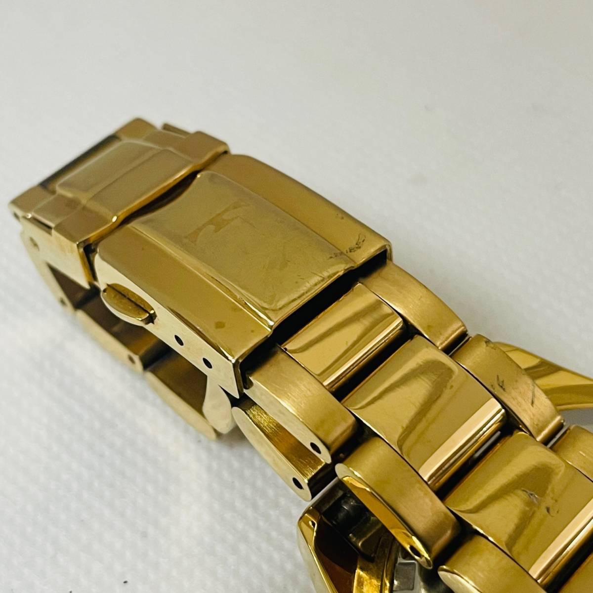 中古品 TECHNOS 腕時計 T4684 メンズ クロノグラフ クォーツ腕時計 