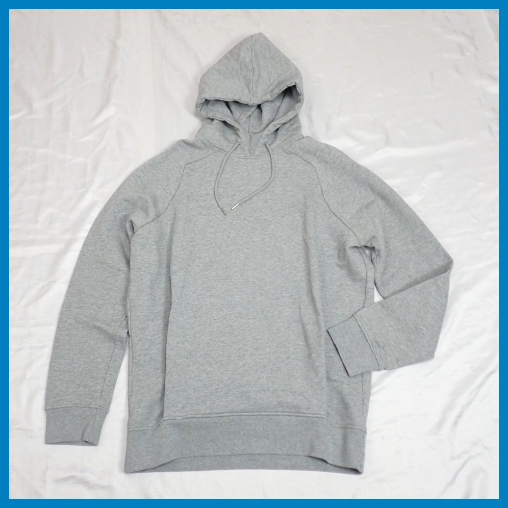 ★美品 MARTINE ROSE/マーティンローズ プルオーバーパーカー M/メンズL相当/杢グレー/コットン100%/90-'91AW&1780802337