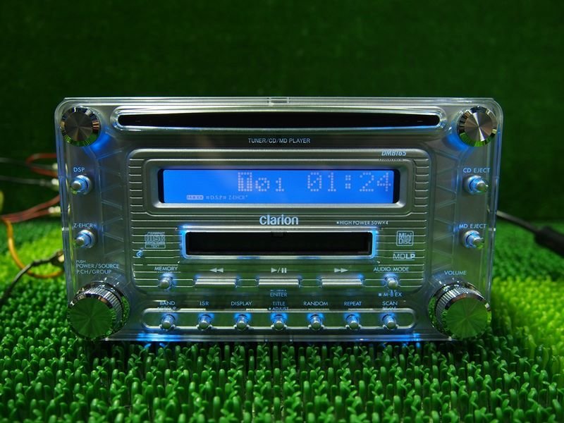 psi』 美品 クラリオン DMB165 MDLP対応 CD・MDレシーバー 動作確認済