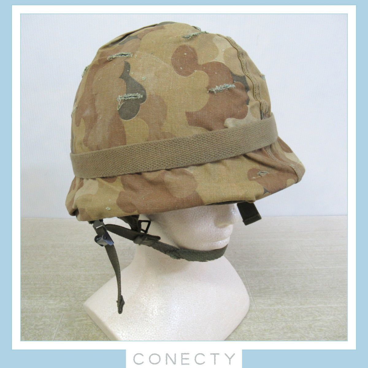 実物ヘルメット 米軍 ベトナム戦争M1 軍幕 ミッチェルパターン 実物 米