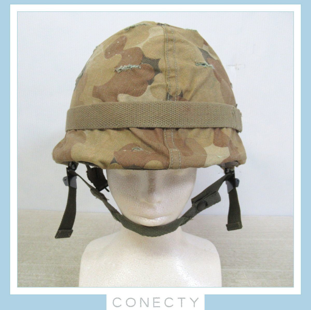 米軍 実物 60′ M2 M1 ヘルメット ミッチェルパターン カバー付き