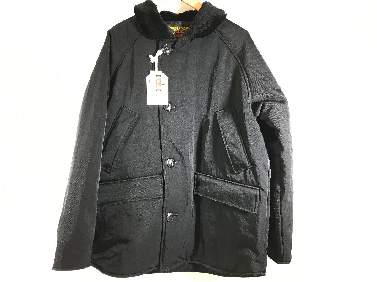 CALEE キャリー CL-21AW073 Nylon twill military deck coat