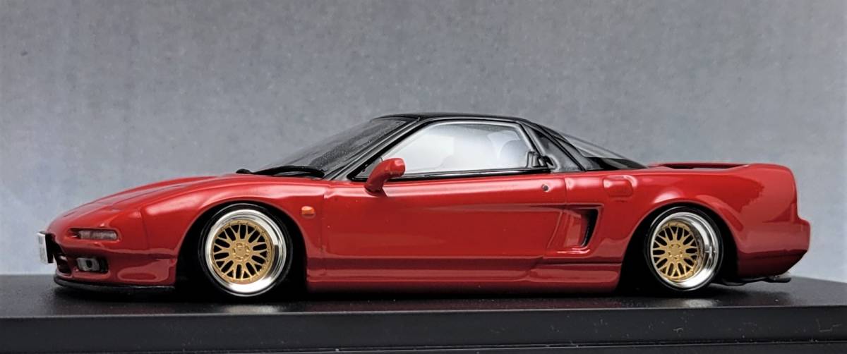 1/43 ホンダ NSX改 インチアップ BBS LM ホイール アルミ製 深リム
