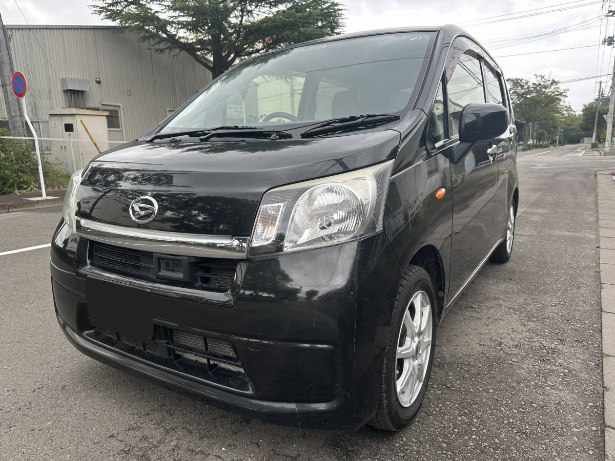 H26 ダイハツムーヴ 黒、走行少ない、車検有、即納車可能車！