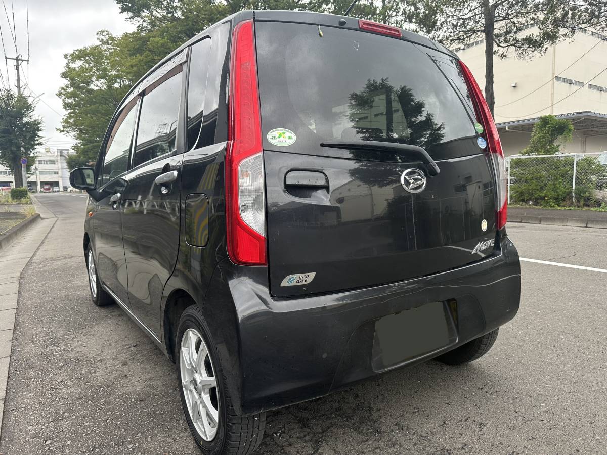 H26 ダイハツムーヴ 黒、走行少ない、車検有、即納車可能車！
