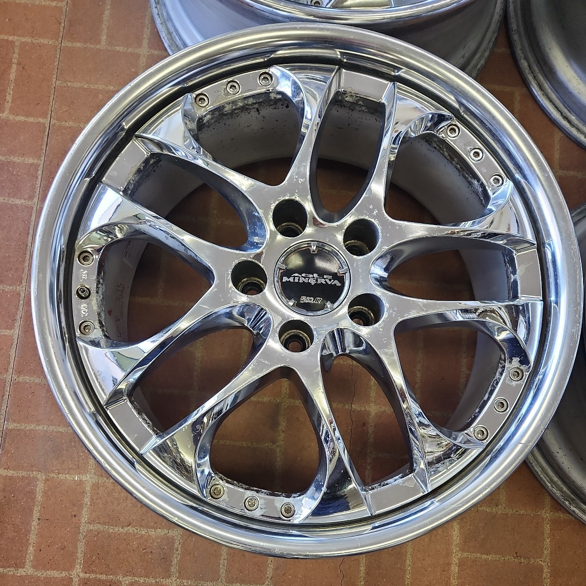レア 希少 SSR AGLE MINERVA A-ミネルバMID 18インチ 7.5J+47 5H-114.3 