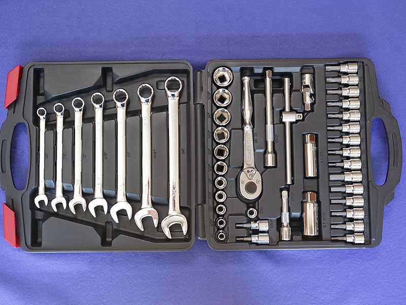 ■デイトナ ハーレー用工具 インチツールセット 43ピース 中古 美品