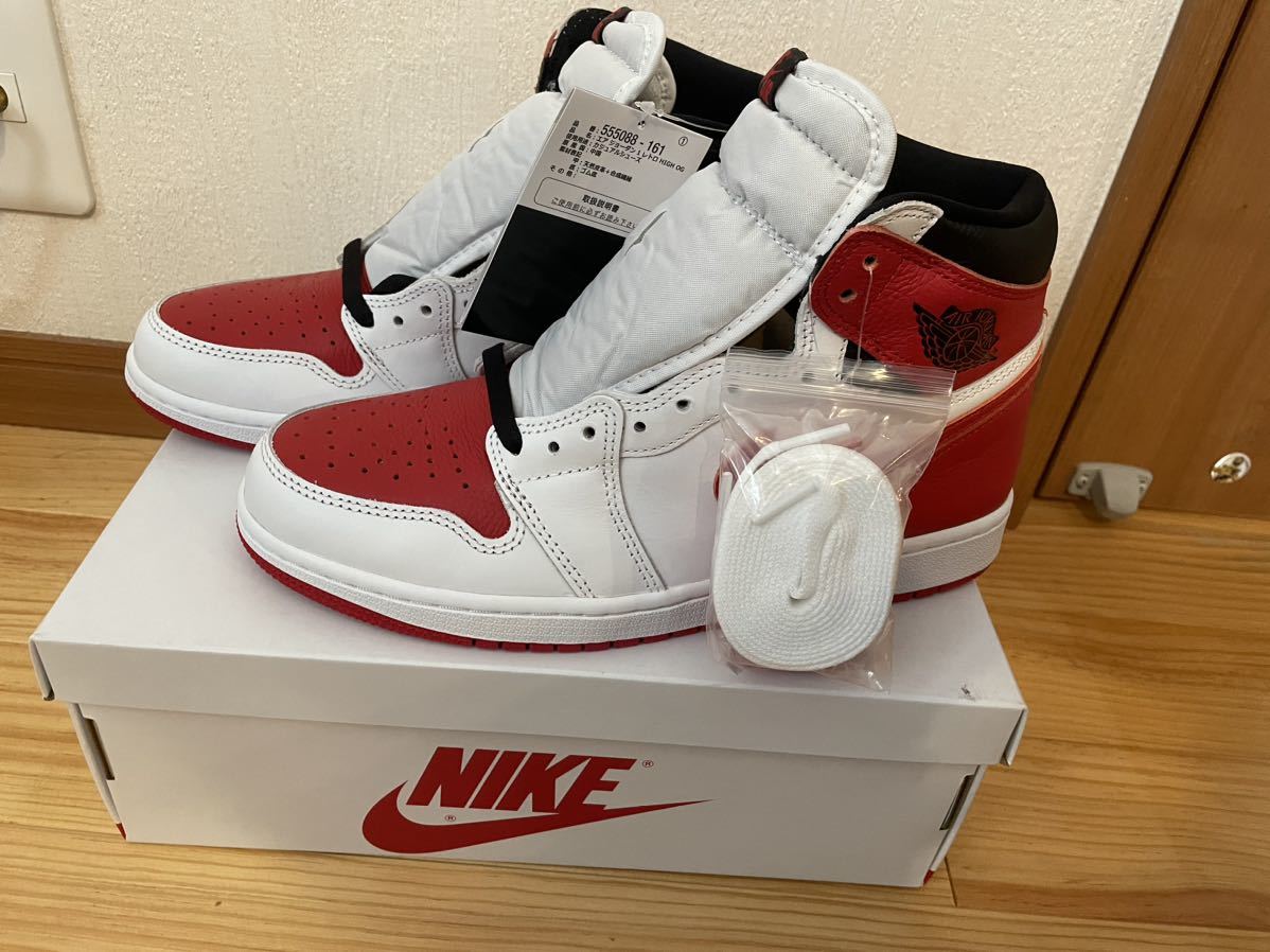 ナイキ NIKE AIR JORDAN 1 RETRO HIGH OG HERITAGE 27cm 新品未使用