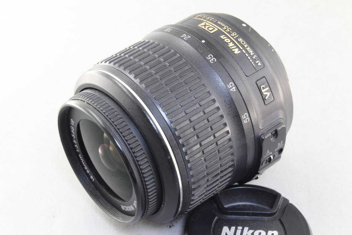 B+ (並品) Nikon ニコン DX AF-S NIKKOR 18-55mm F3.5-5.6G VR 初期不良返品無料 領収書発行可能