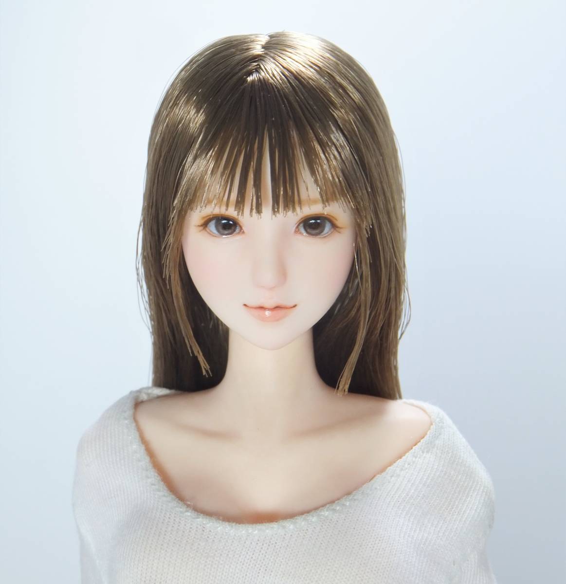 オビツ27 ナチュラル01 1/6ドール カスタムヘッド やや難あり ☆HAPPY DREAMS☆ 1/6カスタムドールヘッド 「愛菜」 オビツ27