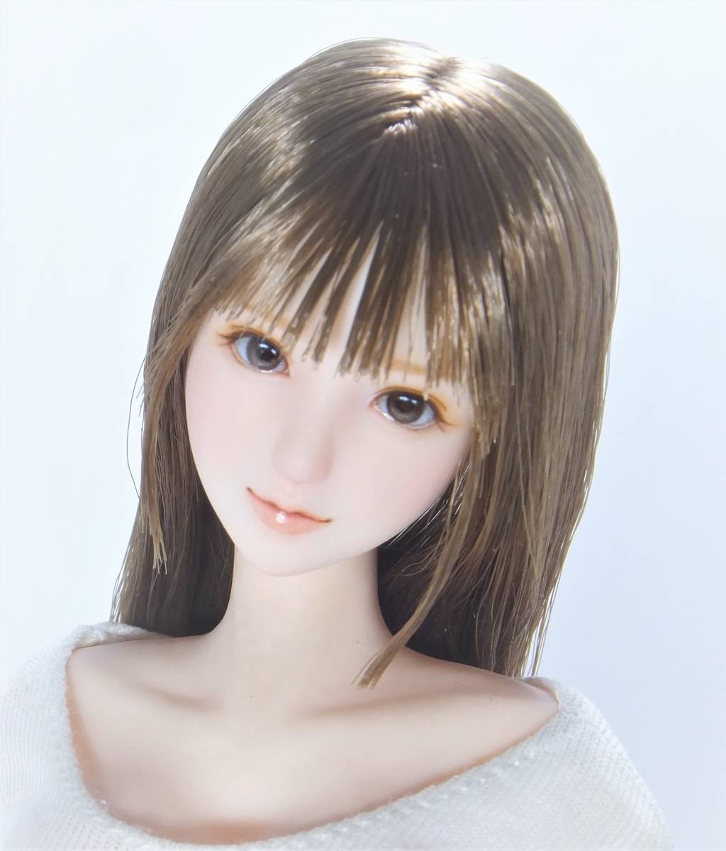 ♪♪ 1/6 　ドール カスタムドールヘッド　1840　瞳奈(ひな)　♪♪ ☆HAPPY DREAMS☆ 1/6カスタムドールヘッド 「愛菜」 オビツ27