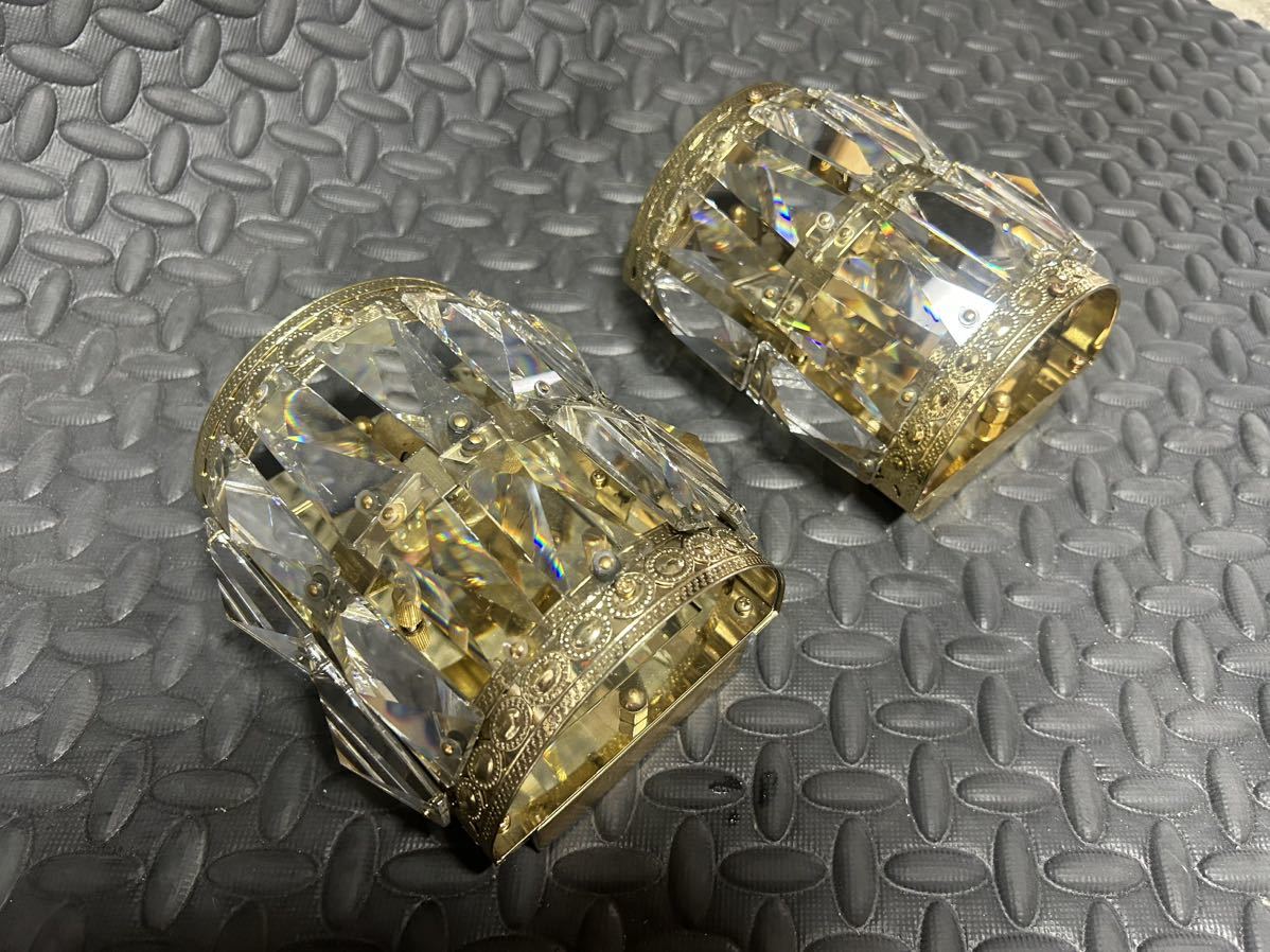 観光バス 壁掛けシャンデリア トラック デコトラ 当時物 ゴールド 