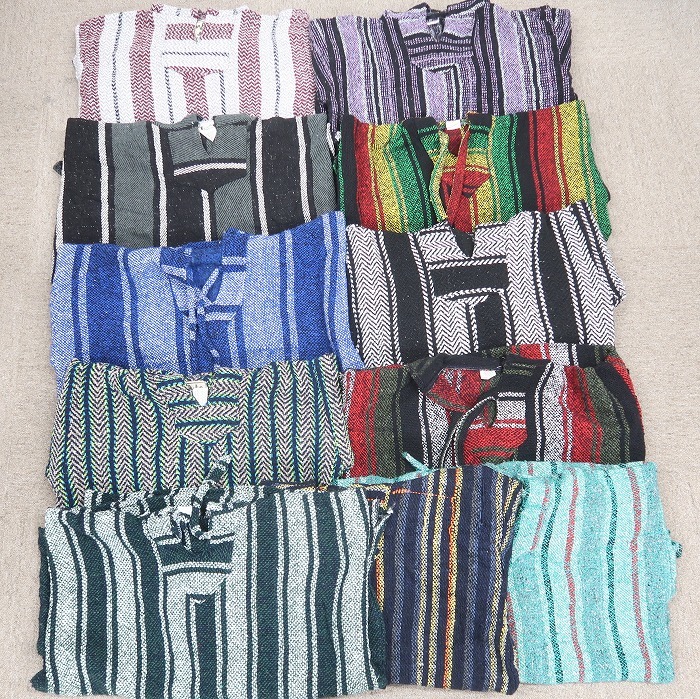 1円 11着 メキシカン パーカー メキパ ラグ パーカー ストライプ まとめ売り アメリカ 買付 卸 古着 ビンテージ ST09181