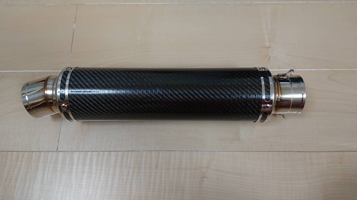 テックサーフカーボン サイレンサー シェル径100パイ 60.5パイ 汎用