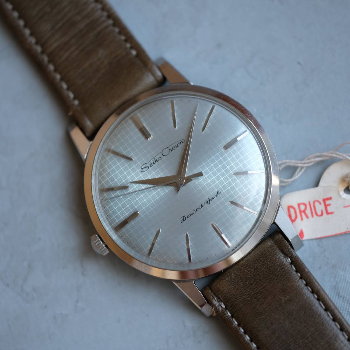 デッドストック セイコー クラウン SEIKO Crown サウスポー タグ付き 