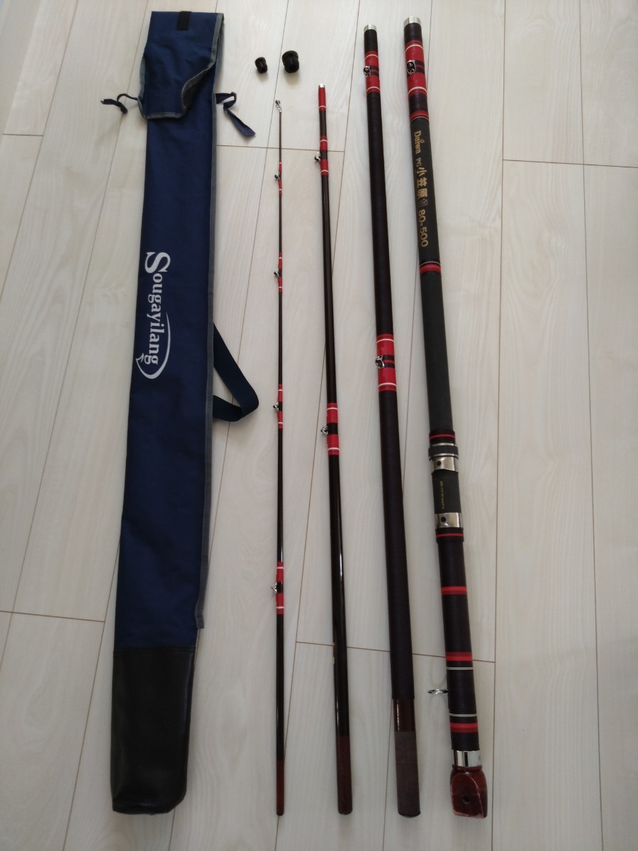 DAIWA 思いやら ダイワ PG 小笠原 11 80号 500 ロッド 磯竿 アラ クエ