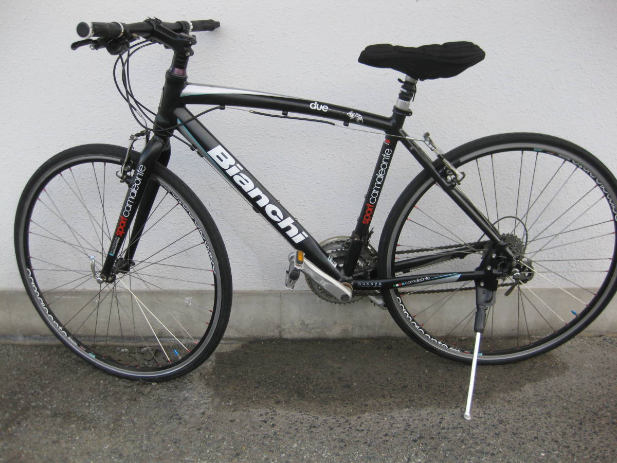 ☆福岡／博多発／引取限定☆【Bianchi】☆黒色/クロスバイク／SHIMANO