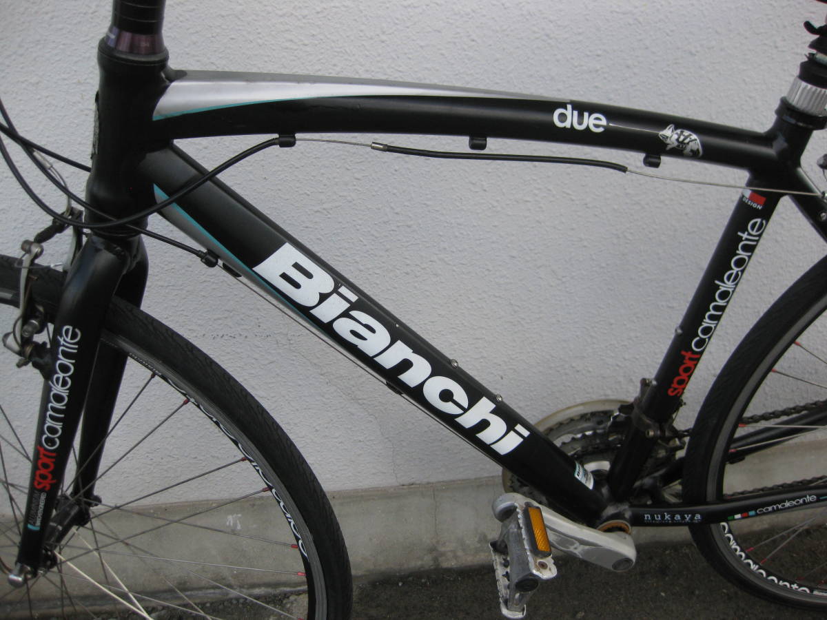 ☆福岡／博多発／引取限定☆【Bianchi】☆黒色/クロスバイク／SHIMANO