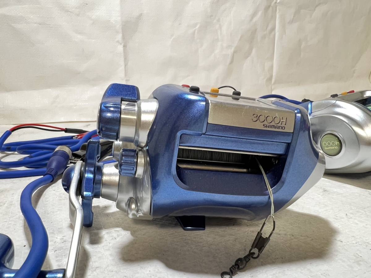 シマノ SHIMANO 電動リール 電動丸 1000H 3000H 2点セット ケーブル