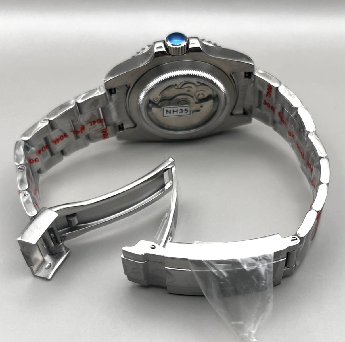 SEIKO MOD NH35 カスタム ブラック 40mm マリーナゴールド 