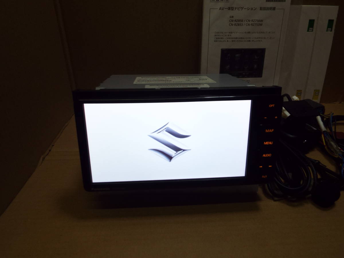 Panasonic Strada カーナビ CN-RZ756W カーナビ初期バージョン（CN