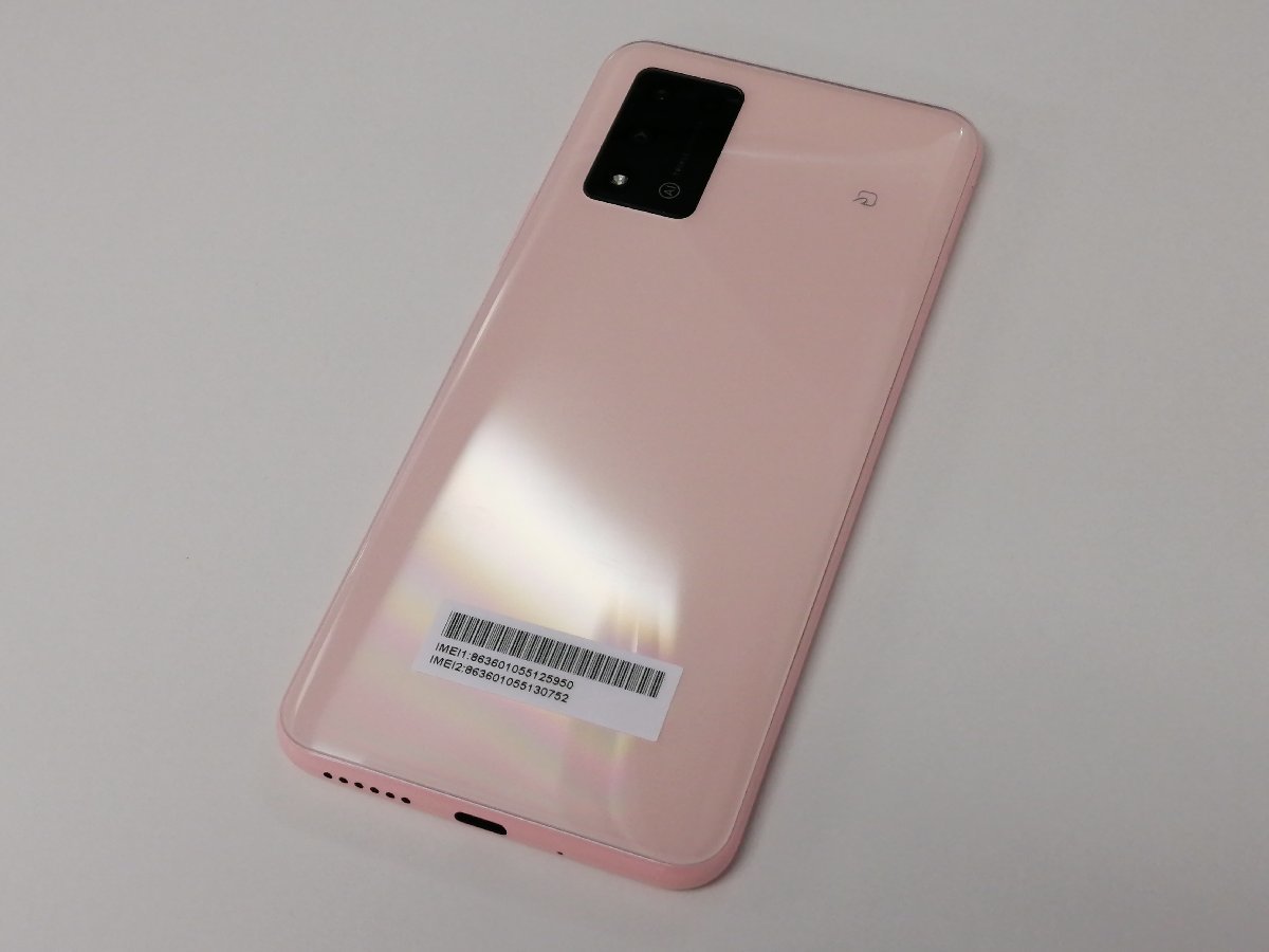 ZTE Libero 5G Ⅱ A103ZT ピンク&ホワイト スマートフォン/携帯電話